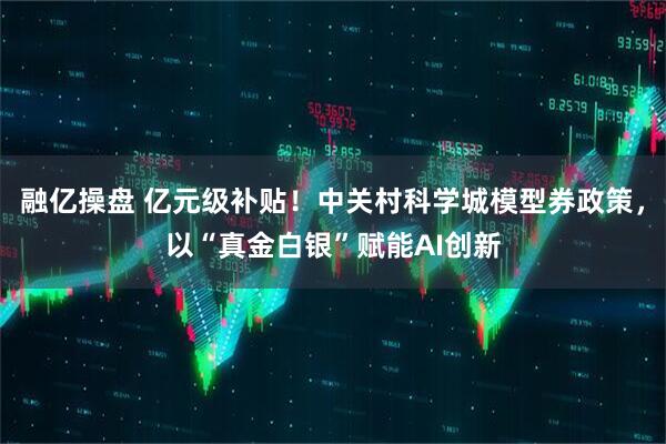 融亿操盘 亿元级补贴！中关村科学城模型券政策，以“真金白银”赋能AI创新