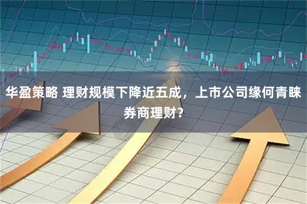 华盈策略 理财规模下降近五成，上市公司缘何青睐券商理财？